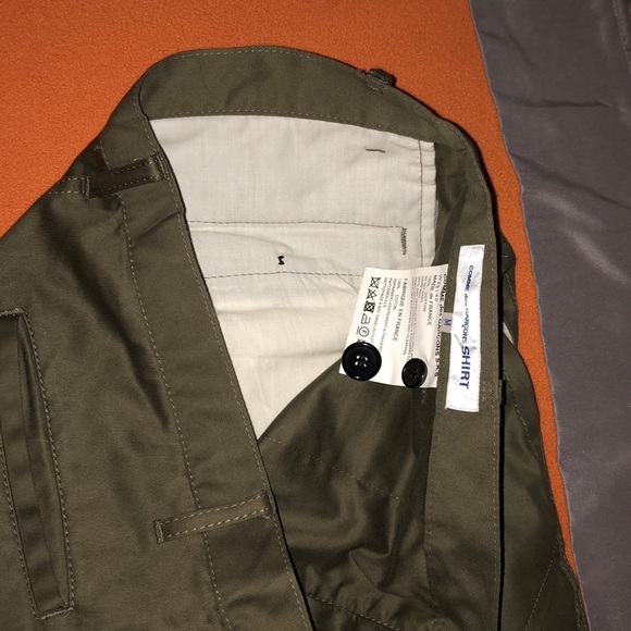COMMES DES GARÇONS SHIRT Cargo Pants (Olive) - Picture 5 of 5